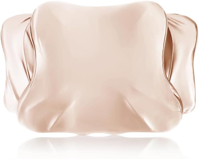 Thickened Satin Pillowcase, Elastic 16 * 24In Pillow Cover for Cervical Pillow or Memory Foam Pillows, Smooth & Soft Hair and Skin Friendly, Queen Size with Zipper Champagne - Image 6