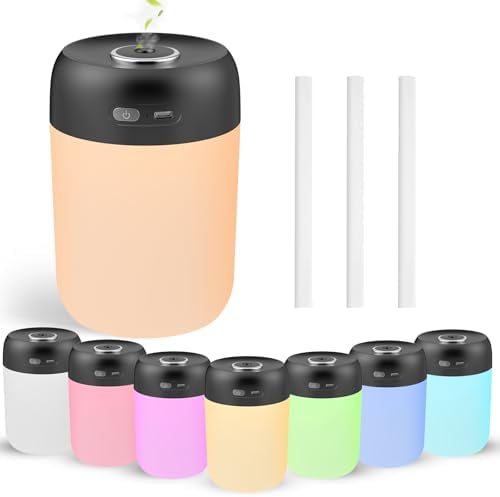 Plant Humidifier Indoor, 650ml Humidifier for Plants, Black by 1