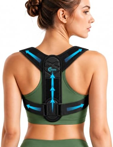 Posture Corrector for Women and Men - Back Brace for Rounded Shoulders & Upper Back Support - Breathable Shoulder Brace for Computer Work&Desk Job,Invisible Under Clothes, Large(Chest Size 33-50") - Image 2