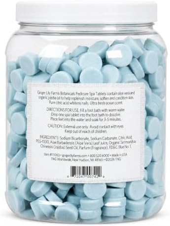 Ginger Lily Farms Botanicals Pedicure Spa Tablets, 600-Ct, Ocean - Image 2