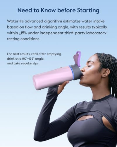 WaterH BOOST Smart Water Bottle Tracker with Reminder to Drink Water, 24oz - Image 5