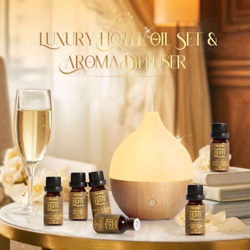 SALKING Essential Oil Diffuser with Luxury Hotel Fragrance Oil Set, 100ml - Image 6