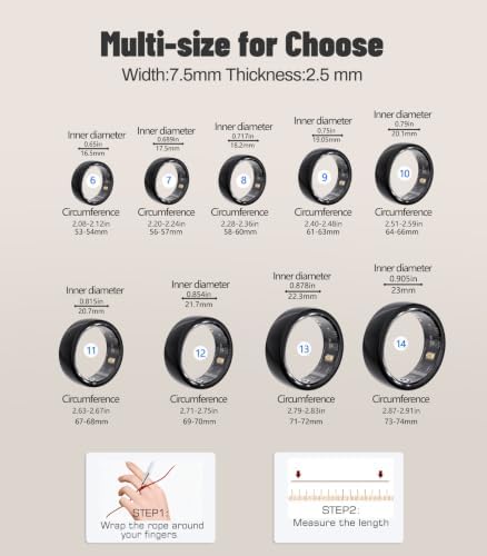 AI Smart Ring for Women Men, Health Ring with AI Health Analysis - Image 2
