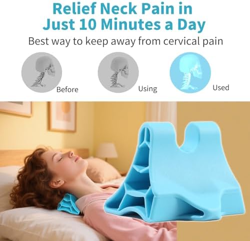 Trigger Point Massage Tool, Handheld Deep Tissue Manual Massager for Neck, Shoulders, Back & Feet, 3-Edge Pressure Point Design, Portable (Blue) - Image 5