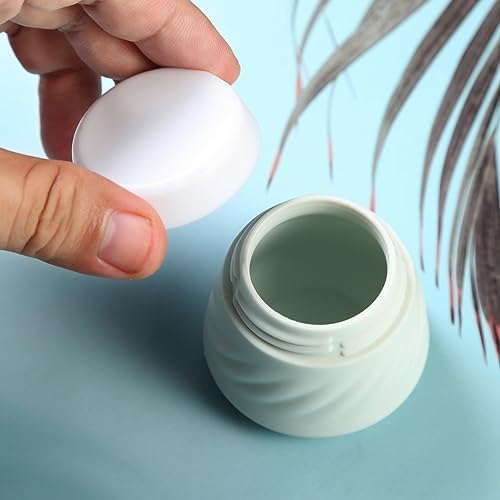 Gemice Silicone Cream Jars TSA Approved Travel Size Containers with Clear Bag, Leak-proof Travel Accessories with Lid for Cosmetic Face Body Hand Cream (4 Pack) - Image 3