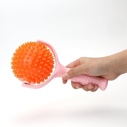 2PCS Handheld Spiky Massage Balls Rollers Compact and Portable Muscle Relaxation Tools with Handle-Deep Tissue for Pain Pressure Relief Whole Body Sensory Self Relax Massager Stick - Image 4
