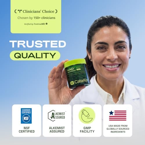 Cata-Kor Liposomal NAD Supplement with Resveratrol – NMN Supplement Alternative – 60-Day Supply – Third-Party Tested – 120 Capsules – Advanced NAD+ Resveratrol -Pack of 2 - Image 5