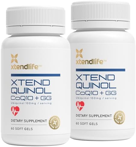 Xtendlife Xtend‑Quinol Ubiquinol CoQ10 Supplement, 120 Day Supply by xtendlife