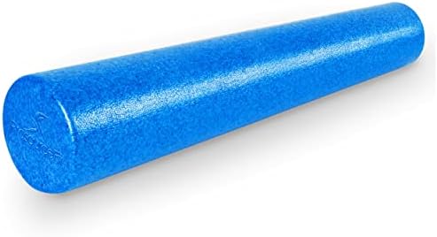 ProsourceFit High Density Foam Rollers 36 - inches long,Firm Full Body Athletic Massage Tool for Back Stretching, Yoga, Pilates, Post Workout Muscle Recuperation, Blue by PROSOURCE