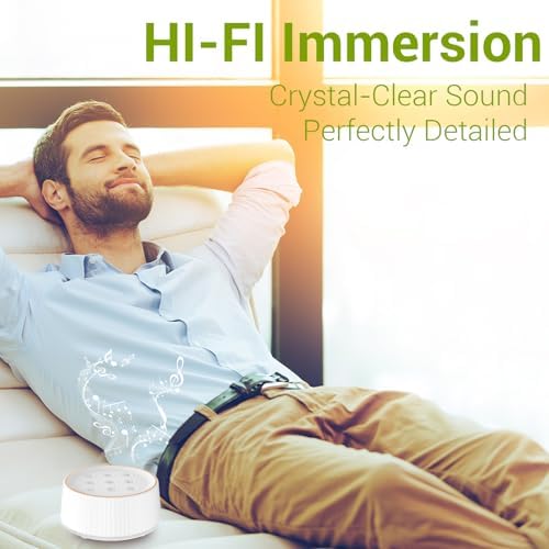 White Noise Machine with Night Light for Sleeping - Image 4