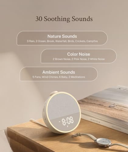 Sound Machine, Alarm Clock, Night Light, Screen-Free Sleep Routine - Image 4