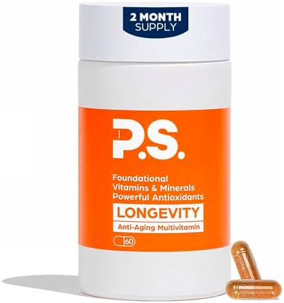 PS Longevity Methylated Multivitamin, B Vitamins & CoQ10, 60 Day Starter by ModernMensWellness