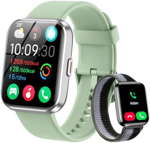 Smart Watches for Women, 1.83" HD Alexa Smart Watch for Android Phones & iPhones with Calls/Messages/Reminders, 3ATM 120+ Sport Modes Fitness Tracker Watch for Women with Heart Rate/Sleep/SpO2 Monitor by WMK