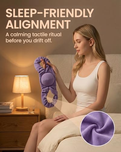 RNEMP® Sleep Upper Back Posture Corrector for Women, Ultra-Soft Lavender Back Brace for Sleeping, Lightweight & Airy, for All Night Spine Alignment & Morning Relief (Lavender Purple) - Image 2