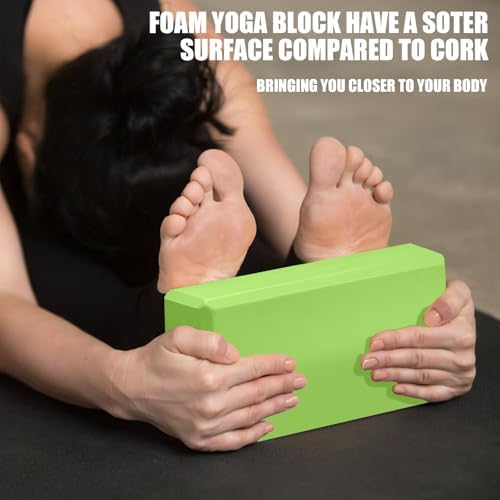 Septo 2 Pcs Yoga Blocks, 9x6x3 Inch Foam Blocks for Pilates - Image 6