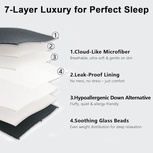 Hillhub Weighted Blanket for Adults, Multiple Sizes for Weight 30-350 lbs, Machine Washable - Image 5