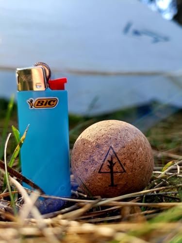 Travel Cork Massage Ball | Lightweight, Sustainable Alternative to Lacrosse Ball for Muscle Pain Relief (1.4 Inch (Pack of 2), Sanded Cork) - Image 3