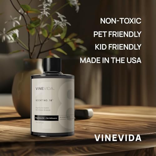 VINEVIDA Caribbean Breeze Fragrance Oil for Cold Air Diffusers - (16 Fl Oz) - Essential Oils for Diffuser Oil Refill & Air Freshener Room Spray - Image 4