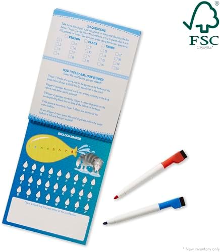 Melissa & Doug Write-On Reusable Games Activity Book - Travel Games and Kids Games With Dry Erase Markers for Kids, Road Trip Activities for Kids, Ages 6+ - FSC Certified - Image 3
