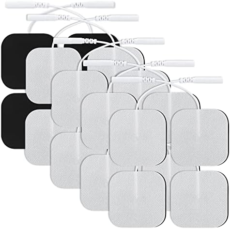 TENS Unit Replacement Pads, Self-Adhesive Electrode 20PCS, 2"x2" Electrode Pads for Muscle Stimulator Massager, Self-Adhesive TENS Pads for Electrotherapy by AFDEAL