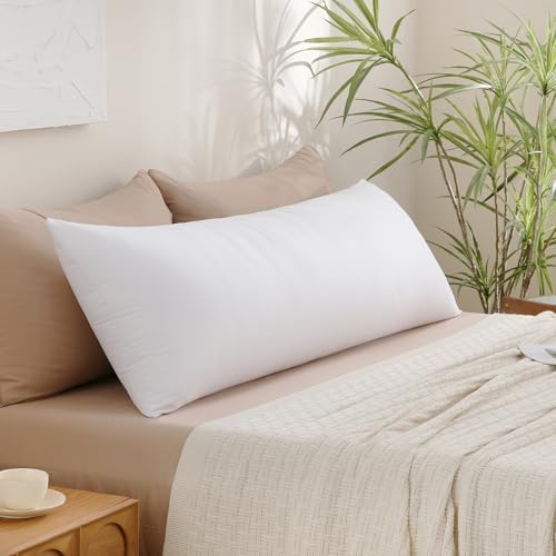 Leeden Full Body Pillow 20 x 54 for Side Sleepers White Support - Image 5