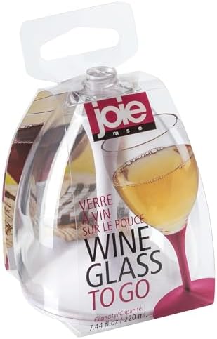 Joie Wine Glass To Go, Portable Wine Glass, Detachable Stem, BPA-free by TheJoie