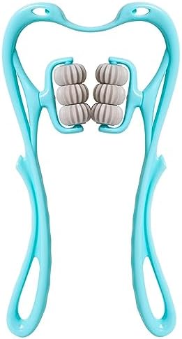 HaSeftni Trigger Point Roller Massager Tool with 6 Balls for Pain Relief deep Tissue Handheld Suitable for Legs Waist Neck and Shoulder Massage Relaxer (Blue) - Image 6