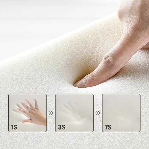 Lash Bed Foam Topper, Massage Table High-Density Foam Mattress Topper, Ergonomic Curved Lash Bed Cushion for Beauty Salon (ICEGRAY Set, 71 inches X 27.6 inches(180cm X 70cm)) - Image 5