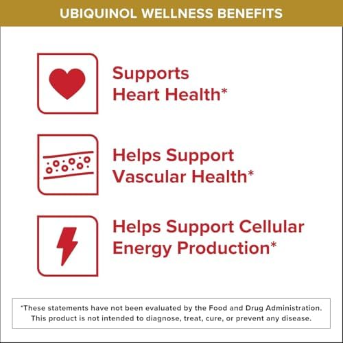 Qunol Ubiquinol 200mg, Extra Strength, Powerful Antioxidant, 60 Softgels - Image 2