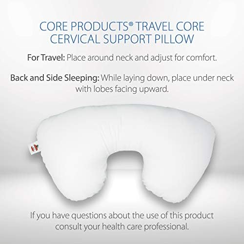 Travel Core Ergonomic Cervical Pillow for Neck Pain Relief, Travel - Image 5