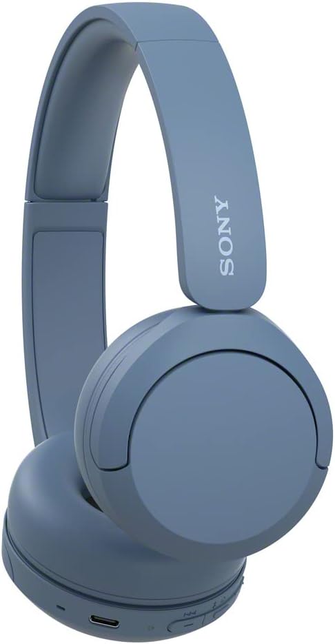 Sony WH-CH520 Wireless On-Ear Bluetooth Headphones with Microphone, Blue | Comfortable Lightweight Design, Up to 50 Hrs Battery with Quick Charging, Multipoint Connection, Clear Calls, Swivel design - Image 9