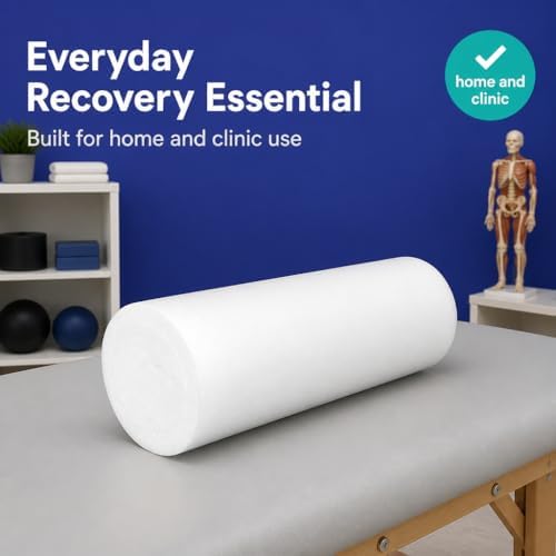 Firm White PE Foam Roller (18" Full Round) - Image 3