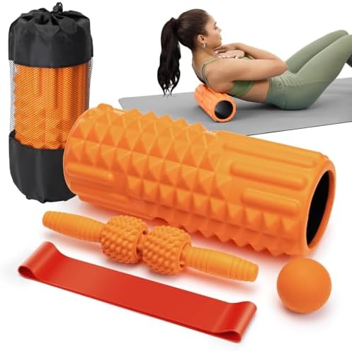 5 in 1 Foam Roller Set for Muscle Recovery & Deep Tissue Massage by LTHTRADE