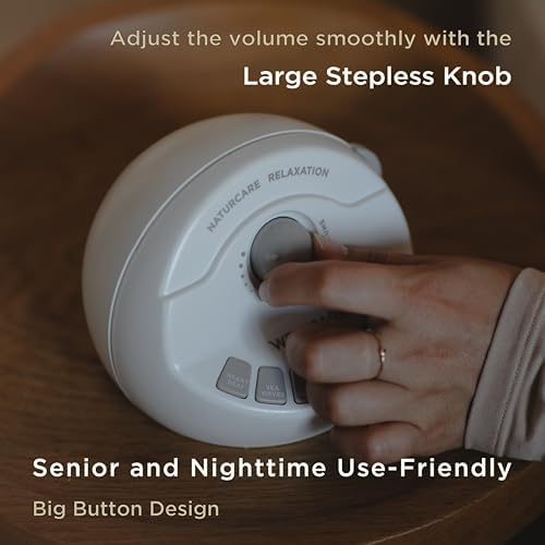 WELLCARE - Naturcare Sound Relaxation: 7 Nature Sound Machine with White Noise, Sleep Aid for Babies and Adults, Stepless Volume, Timer, Adapter Powered (Included) or Battery Operated (Not Included) - Image 5
