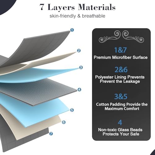 HCOIW Weighted Blanket for Adults, Cooling Heavy Blanket, 5 lbs, 41"x 60" - Image 2
