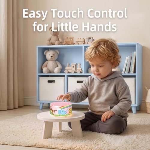 Kipcush White Noise Machine for Baby & Adults, Sleep Sound Machine with 30 Soothing Sounds, 8-Color Night Light, Memory Function, White Noise for Sleeping, Nursery, Office, Travel, Relaxation - Image 6