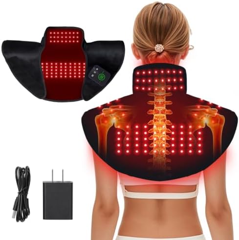 Red Light Therapy for Neck Shoulder Pain Relief,Infrared Light Therapy by LAFCARERedLightTherapy