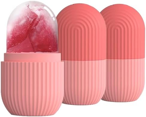 3 Pack Ice Roller for Face Eyes Women Facial Depuffer,Skin Care,Ice Pack Neck Massager,Cooling &Smoothing,Beauty Essentials(Pink) by Unknown
