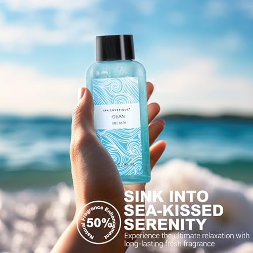 Spa Luxetique Gifts for Women, 6 Pcs Ocean Spa Gift Sets Includes Body Lotion, Hand Cream, Self Care Bath Set, Birthday Day Gifts for Women - Image 3