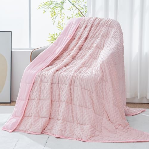 Cottonblue Weighted Blanket 15lbs Queen Size for Adults Deep Sleep & Relax by Cottonblue