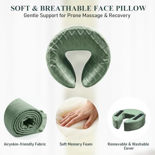 Massage Headrest for Bed, Face Down Massage Pillow & Face Cradle - Image 7