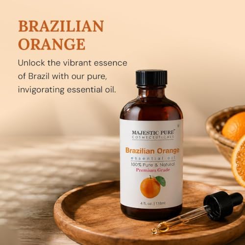 Majestic Pure Brazillian Orange Essential Oil for Diffuser - 4 Fl Oz - Image 6