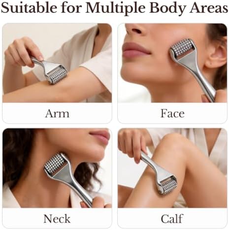 Allstarry Acupuncture Massage Roller, Stainless Steel Acupressure Massager - Image 3