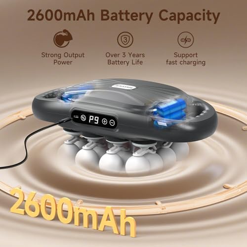 Back Massager Pain Relief,16 Head Massage Gun Deep Tissue,Percussion Massager with 9 Modes & 9 Intensities,Noise-Free,for Shoulders,Legs,Foot,Neck Massager,Massage Tool - Image 4