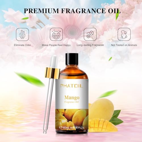PHATOIL Mango Fragrance Oil for Diffuser Aromatherapy 3.38FL.OZ - Image 3