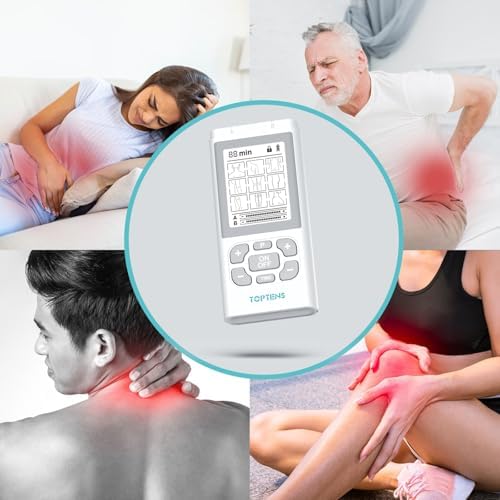 Dual Channel TENS Unit Muscle Stimulator Machine，9 Modes with 20pcs Premium Electrode Pads for Pain Relief - Image 3