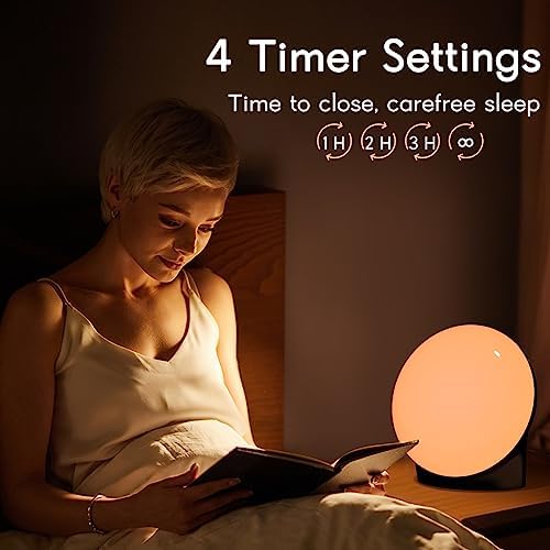 Sleep Sound Machine 30 Soothing Sounds White Noise Machine 12 Colors Night Light for Sleep 10 Adjustable Brightness 4 Timers for Baby Adult Kids - Image 5