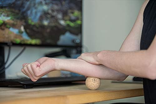 Travel Cork Massage Ball | Lightweight, Sustainable Alternative to Lacrosse Ball for Muscle Pain Relief (1.9 Inch (Pack of 1), Sanded Cork) - Image 6