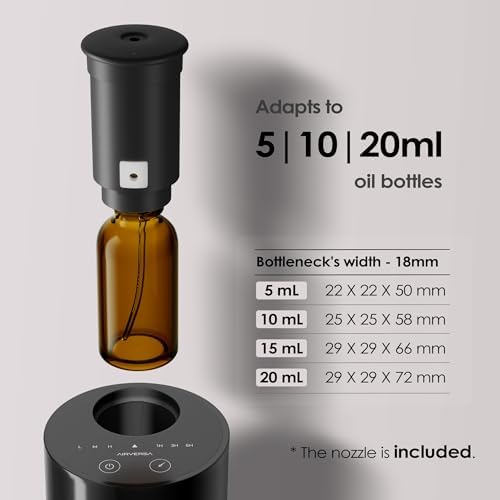 Airversa AN6 Waterless Diffuser for Essential Oil for Home, Room, Black - Image 6