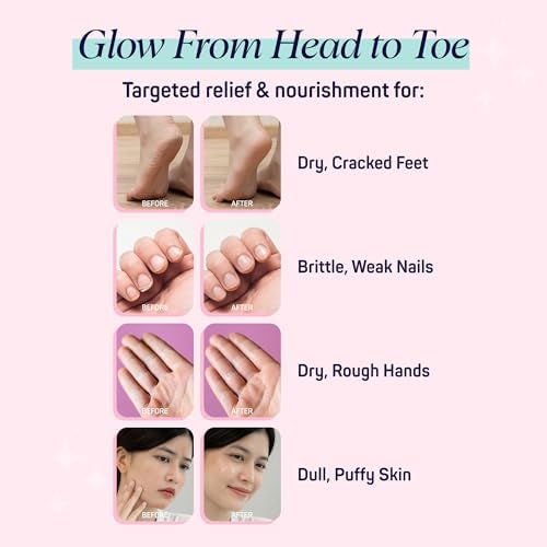 SpaLife 10 Piece Korean Face Mask & Moisturizing Hand Gloves Set | Foot Mask Socks for Dry Cracked Hands & Feet | Korean Skincare Cuticle Repair Mask Women | Self Care Gifts for Women | 10 Pack - Image 3